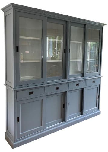 Buffetkast babyblauw Born 220 cm, Ophalen of Verzenden, Nieuw