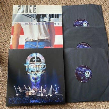 Toto, Bruce Springsteen, Sting - 3 x albums inc. 1 triple LP, Nieuw in verpakking