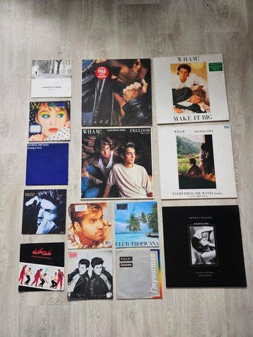 George Michael, Wham! - 14x Various LPs and Singles -, Nieuw in verpakking