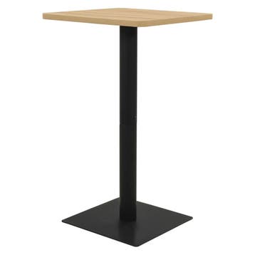 vidaXL Bistrotafel 70x70x107 cm eikenkleurig, Verzenden, Nieuw