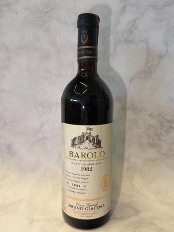 1982 Bruno Gaicosa Falletto di Serralunga - Barolo - 1 Fles, Nieuw
