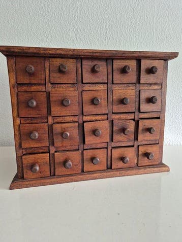 Kast - Hout - Miniatuur apothekerskast