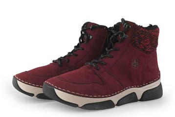 Rieker Boots in maat 39 Rood, Verzenden, Overige typen, Zo goed als nieuw, Rood