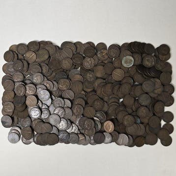 Nederland. Wilhelmina. 1 Cent 1948 Lot van 500 stuks (Zonder