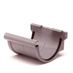 Pvc dakgoot s-lon verbindingsstuk klem grijs-180 mm, Verzenden, Nieuw