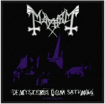 Mayhem - De Mysteriis Dom Santhanas - patch off. merchandise, Ophalen of Verzenden, Nieuw, Kleding