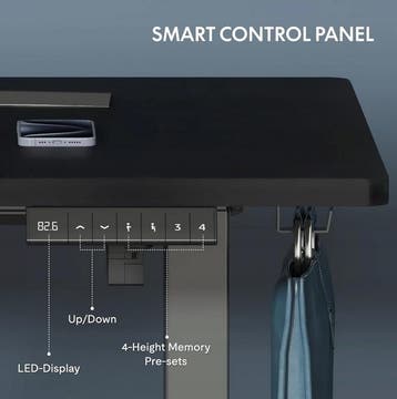 Zit sta bureau - Elektrisch - Verstelbaar - 160x75 cm - Zwar, Verzenden, Zo goed als nieuw