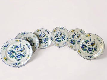 Villeroy & Boch - Exzellentes Set aus 6 großen Speisetellern, Antiek en Kunst