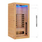 Infraroodcabine / Sauna Kiruna - 90x90x190 - Incl. LED & Blu, Verzenden, Nieuw