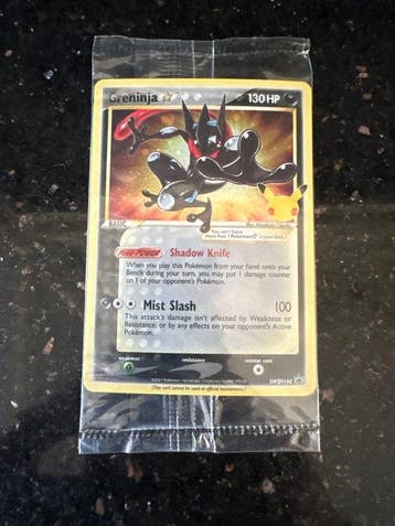Pokémon - 1 Card - Greninja 144 Promo card - Sword & Shield, Nieuw
