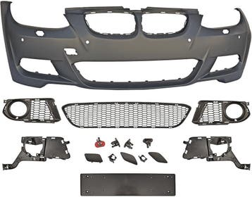 M-Pakket Voorbumper BMW 3 Serie E92 E93 06-10 Incl PDC B2337, Nieuw, Voor, BMW, Bumper