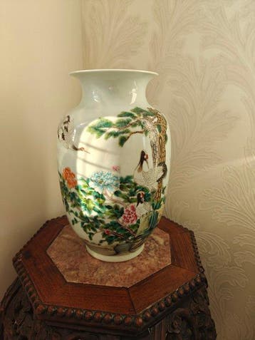 Vaas - Porselein - China (Zonder minimumprijs), Antiek en Kunst