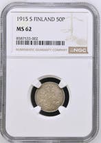 Finland. 50 Pennia 1915 - NGC MS62