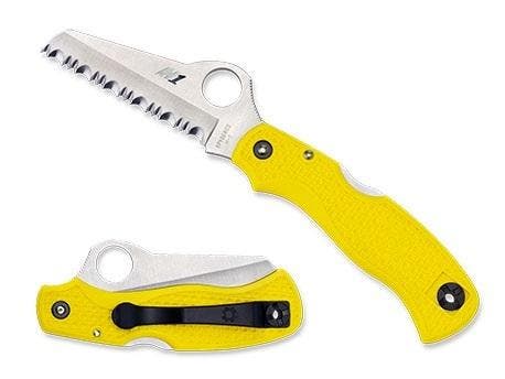 Spyderco Saver Salt Yellow H-1 SE - Zeilersmes, Watersport en Boten, Accessoires en Onderhoud, Ophalen of Verzenden