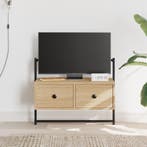 vidaXL Tv-meubel wandgemonteerd 60,5x30x51 cm hout sonoma, Huis en Inrichting, Kasten | Televisiemeubels, Verzenden, Nieuw, 50 tot 100 cm