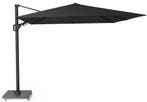 Challenger T2 premium zweefparasol 300x300 cm matt black, Tuin en Terras, Parasols, Ophalen of Verzenden, Nieuw