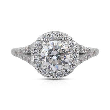 Ring - 18 karaat Witgoud - 1.95ct. tw. Diamant (Natuurlijk), Nieuw