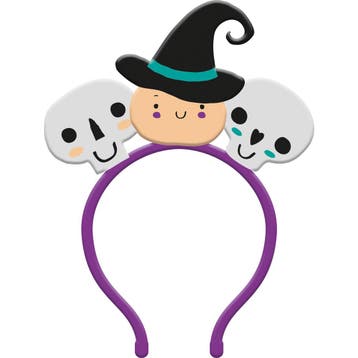Tiara Happy Halloween Heks, Ophalen of Verzenden, Nieuw