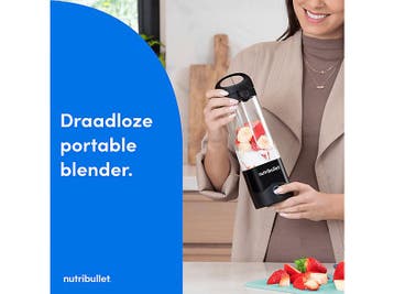 Nutribullet -  Portable Blender  - Zwart, Verzenden, Nieuw, Blender