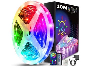 Veiling - Keepsmile LED Strip 10 m RGB, Gebruikt