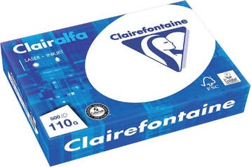 A4 papier 110 gram pak 500 vel Clairefontaine Clairalfa, Computers en Software, Verzenden, Nieuw, Clairefontaine