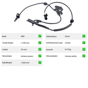 ABS-sensor Toyota Mirai FCV (JPD1) Van 2014-12 tot 2020-05 -, Verzenden, Nieuw, Toyota