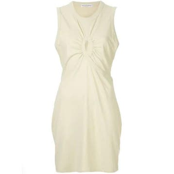 AlexanderWang.T • jurk met keyhole in lime • M, Kleding | Dames, Maat 38/40 (M), Verzenden, Geel, Nieuw