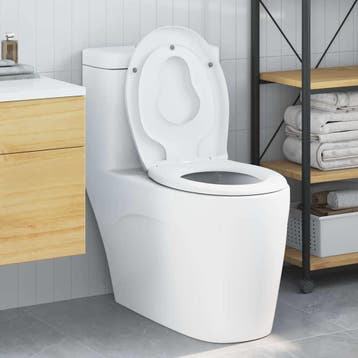 vidaXL Toiletzitting Wit 47 x 37 x 4 cm Duroplast, Verzenden, Nieuw