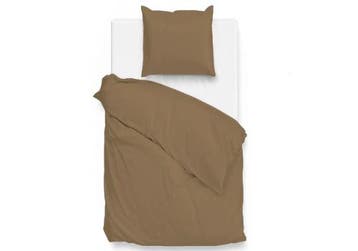 ZoHome Dekbedovertrek Satinado Real Taupe - 100% Katoen-Sati, Huis en Inrichting, Nieuw