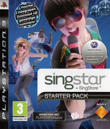 Singstar Starter Pack - PlayStation 3 PS3 - PAL HOL - CIB, Spelcomputers en Games, Ophalen of Verzenden, Zo goed als nieuw