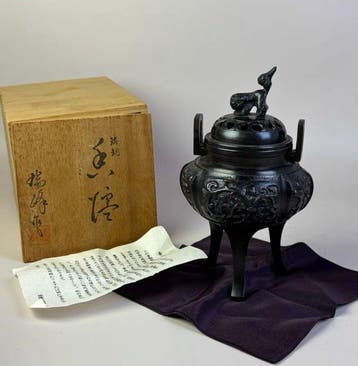 Shwa-periode gegoten bronzen Kirin-driepootige