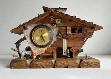 Weerstation - Hout, Metaal, Glas - Stile Chalet Alpino