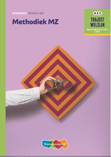 Methodiek MZ / niveau 3/4 / Werkboek / Traject Welzijn, Boeken, Verzenden, Zo goed als nieuw, A.M.C. Schrijnemakers