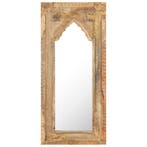vidaXL Spiegel 50x3x110 cm massief mangohout, Huis en Inrichting, Woonaccessoires | Spiegels, Verzenden, Nieuw