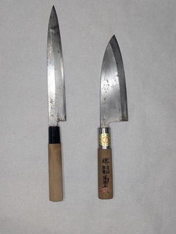 Keukenmes - Staal, Hout - Japan - Traditionele Japanse