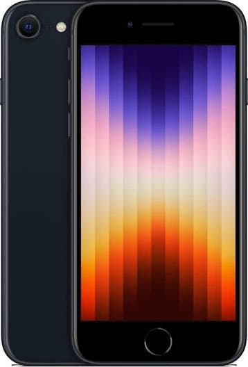 Apple iPhone SE (2022) 64GB Zwart met GARANTIE & verzending, Ophalen of Verzenden, Zo goed als nieuw