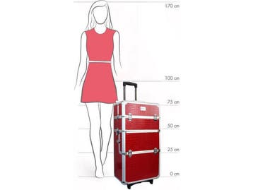 Veronica NAIL-PRODUCTS - Aluminium nagel trolley 3 in 1 -, Verzenden, Zo goed als nieuw