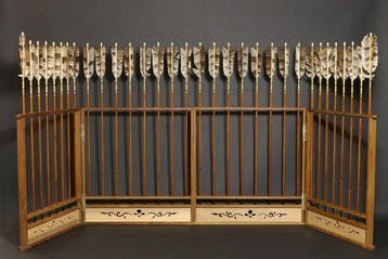 Decoratief ornament - Samurai-pijlendisplay door Maruya Oki