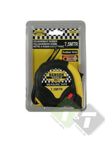 Rolmaat, Rolbandmaat, Rubber, 7,5 Meter, Ophalen of Verzenden, Nieuw