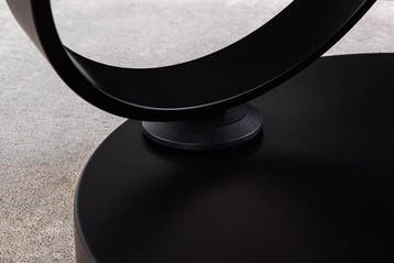 Design salontafel DANCING RINGS wit ronde draaibaar marmer, Ophalen of Verzenden, Nieuw