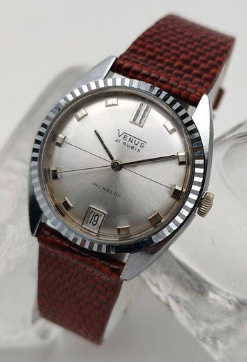 Venus - 21 Rubis - Fluted - FHF Cal. 73-4N - Zonder, Nieuw