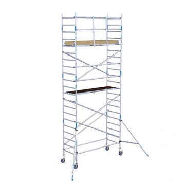 ALX rolsteiger 90 x 7,2m WH met voorloopleuning, Doe-het-zelf en Verbouw, Verzenden, Nieuw, Rolsteiger of Kamersteiger, 5 meter of hoger