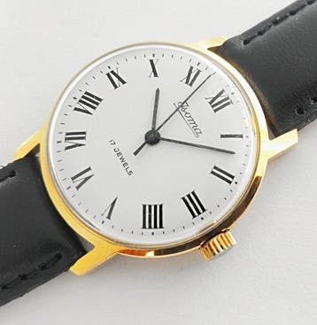 Jsoma - gold plated swiss mens - Zonder minimumprijs - Heren, Nieuw