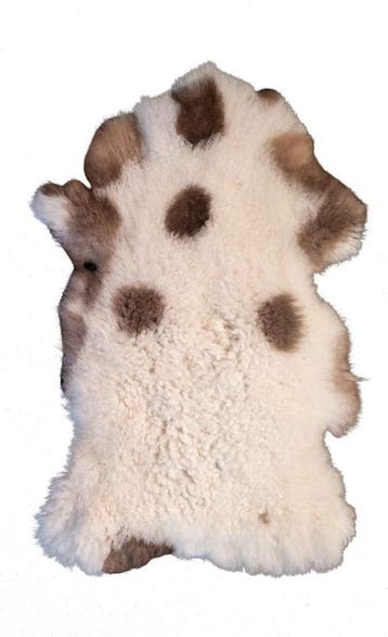 Schapenvacht meerkleurig natuurlijk 90-100 cm, 50 tot 100 cm, Verzenden, Nieuw, 50 tot 100 cm