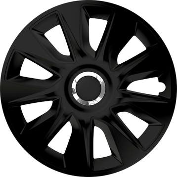 Wieldoppen  Stratos RC Zwart 14 inch, Auto diversen, Wieldoppen, Verzenden, Nieuw