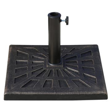 Parasolvoet Parasolhouder Van Kunsthars 15kg Voor Ø38/48mm Z, Verzenden