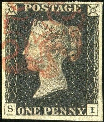 Groot-Brittannië 1840 - Koningin Victoria, Eerste Uitgifte,, Gestempeld