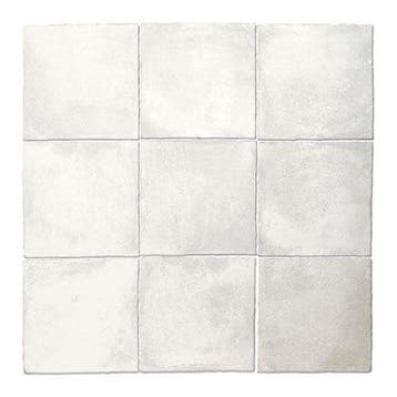 Wandtegel Agostino Brume Handvorm Lichtgrijs Mat 13x13, Nieuw, Minder dan 20 cm, 10 m² of meer, Wandtegels