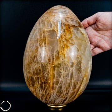 Gouden Healer Kwarts-Ei uit Brazilië – 5,7 kg stralende