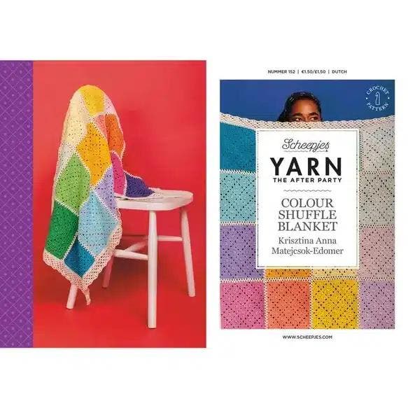 YARN - The After Party 152 Colour Shuffle Blanket, Hobby en Vrije tijd, Breien en Haken, Nieuw, Verzenden